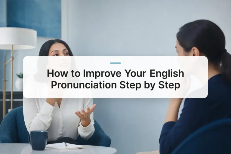 How to Improve Your English Pronunciation Step by Step | MyAccentWay