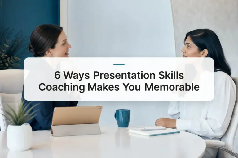 6 Ways Presentation Skills Coaching Makes You Memorable | MyAccentWay