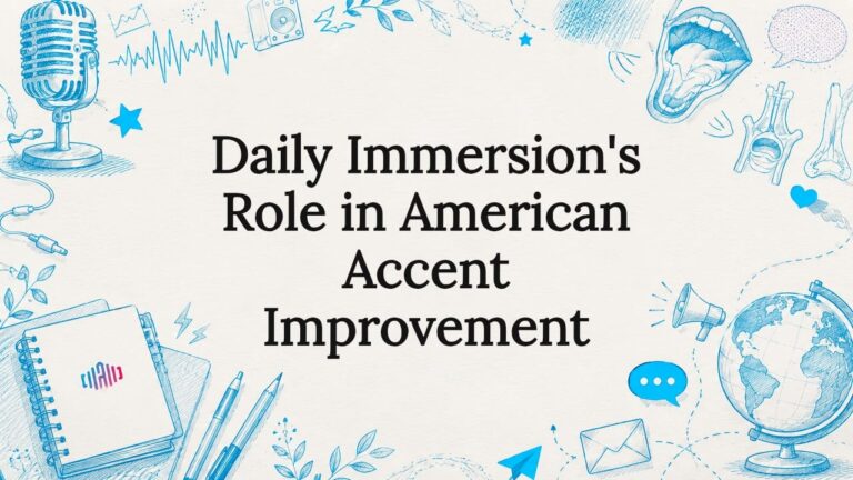 Decorative title card illustration with speech and communication motifs