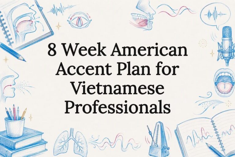 8 Week American Accent Plan for Vietnamese Professionals | MyAccentWay