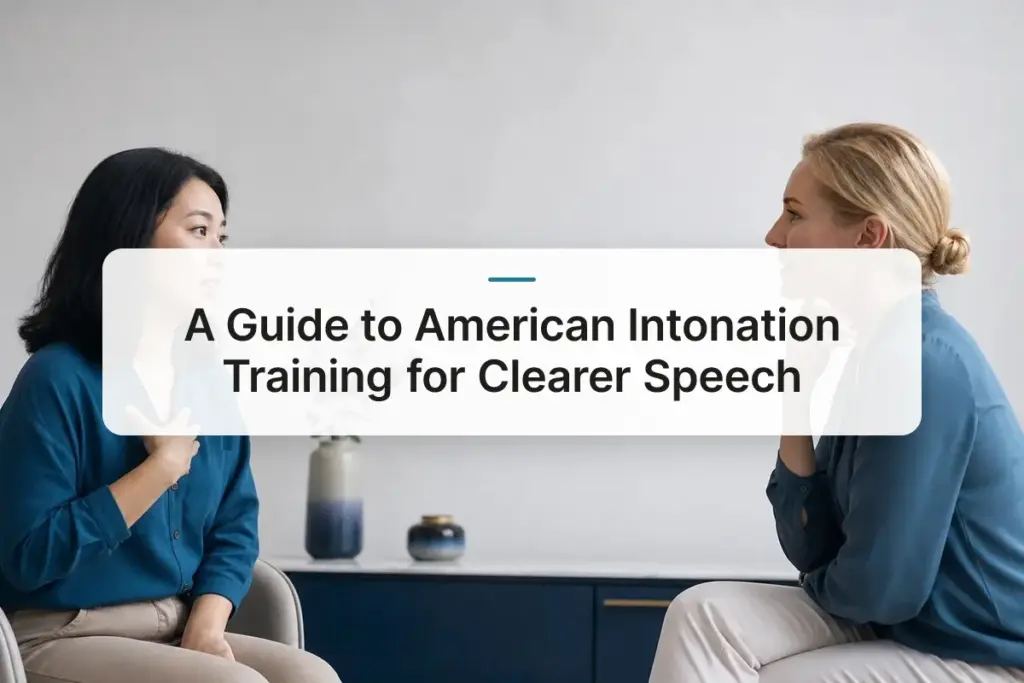 A Guide to American Intonation Training for Clearer Speech
