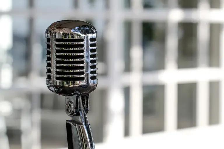 Microphone - American Rhythm and Intonation: How Native Speakers Make English Sound Natural | MyAccentWay